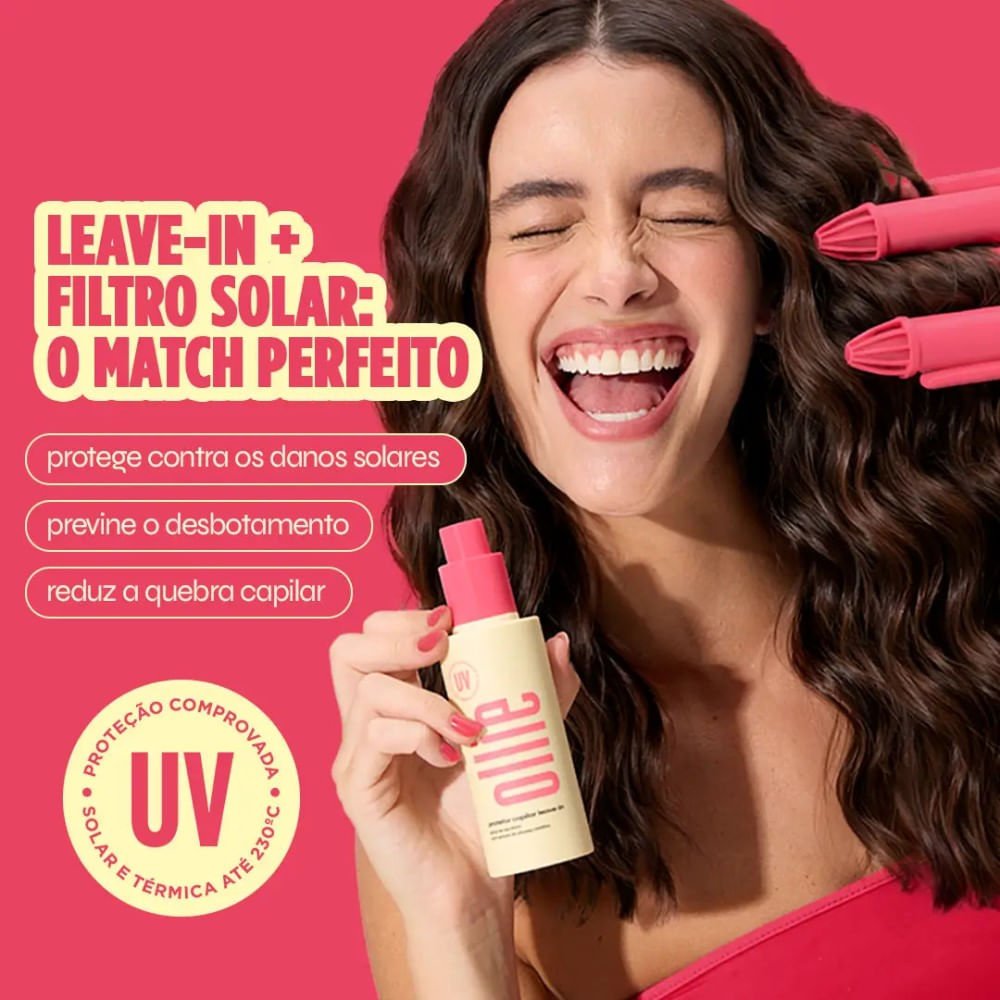 Protetor Capilar Leave-In Ollie Spray 100ml 100ml 4
