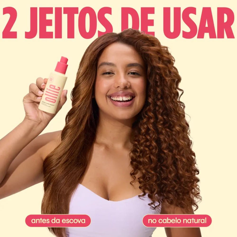 Protetor Capilar Leave-In Ollie Spray 100ml 100ml 7