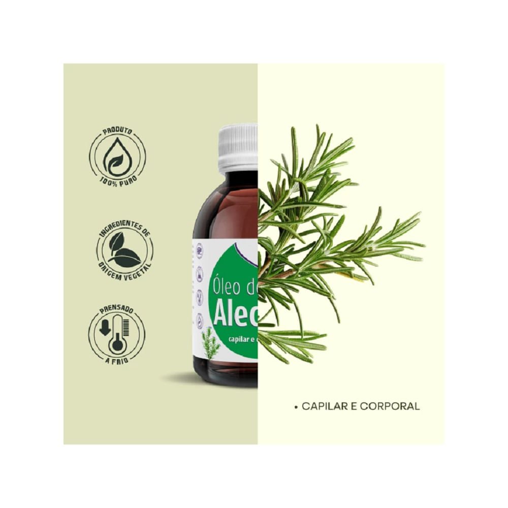 Óleo de Alecrim BellaPhytus Bella-Oil Capilar e Corporal 100ml 100ml 2