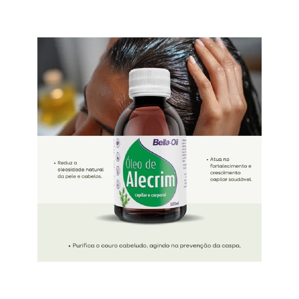 Óleo de Alecrim BellaPhytus Bella-Oil Capilar e Corporal 100ml 100ml 3