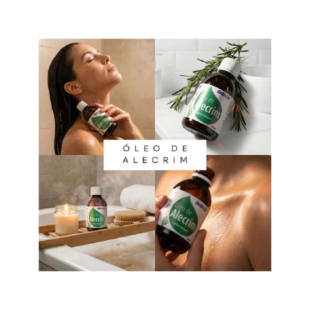 Óleo de Alecrim BellaPhytus Bella-Oil Capilar e Corporal 100ml 100ml 4