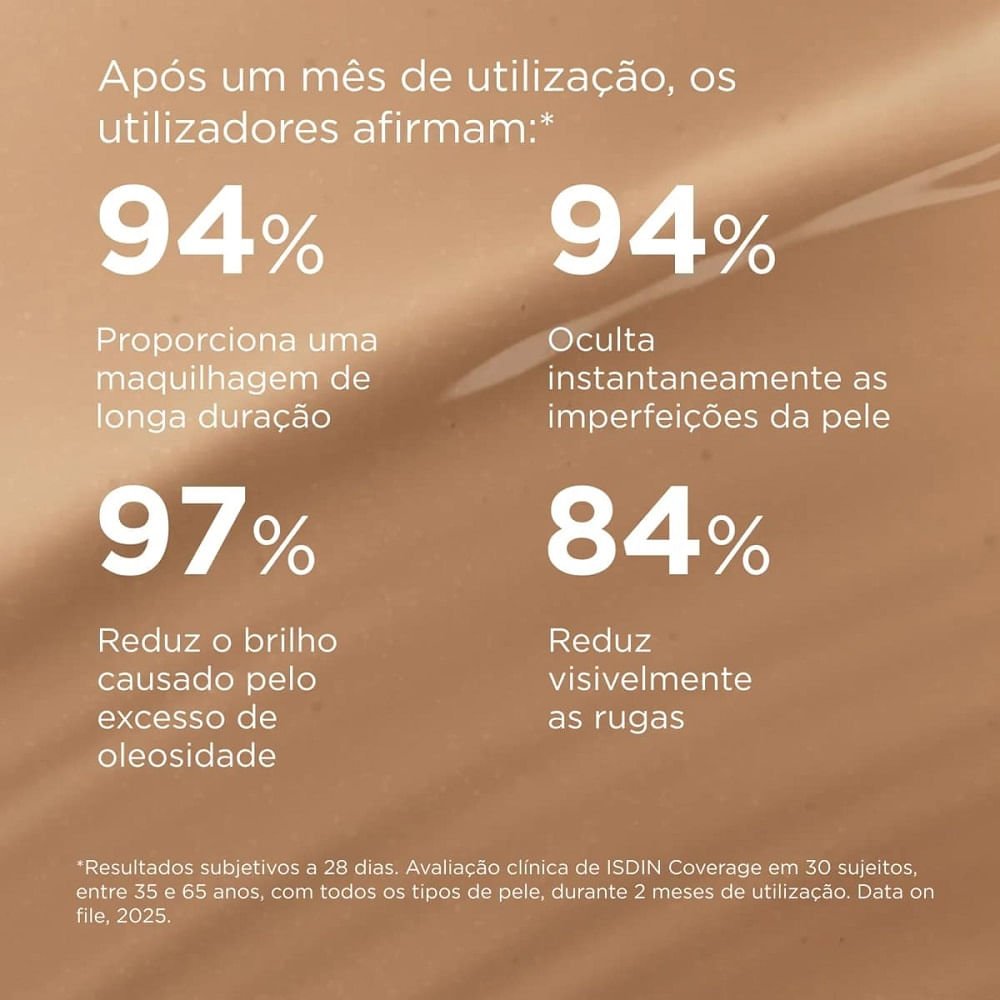 Base com Protetor Solar Facial Isdin Coverage 30g 30g 4