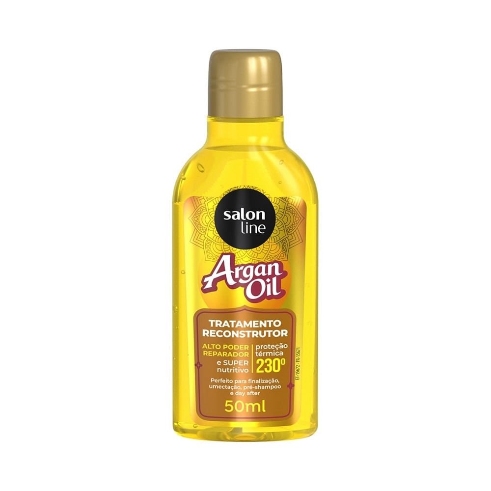 Óleo de Tratamento Reconstrutor Salon Line Argan Oil 50ml