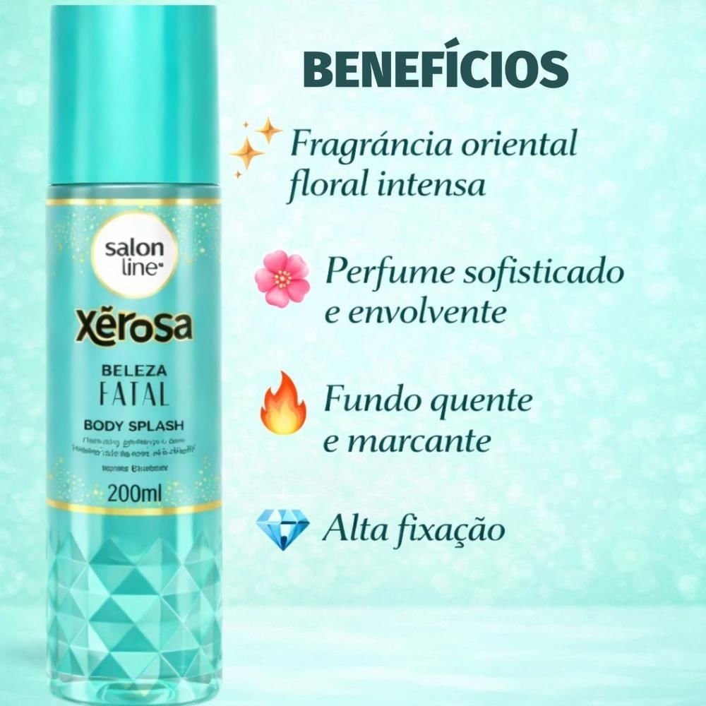 Body Splash Salon Line Xêrosa Beleza Fatal 200ml 200ml 3
