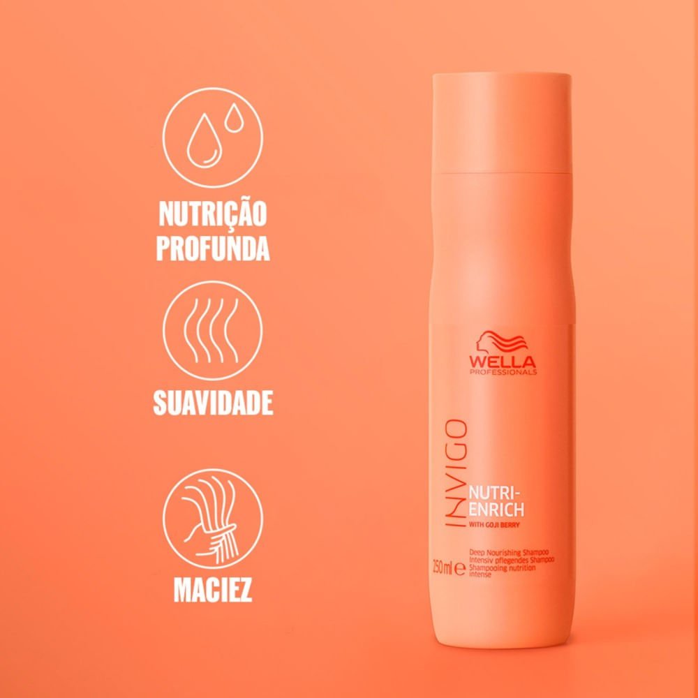 Shampoo Wella Professionals Invigo Nutri-Enrich 250ml 250ml 5