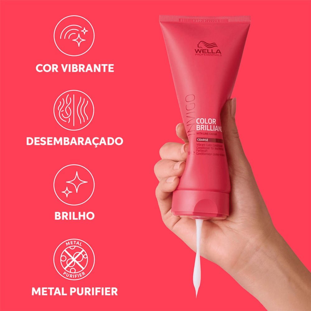 Condicionador Wella Professionals Invigo Color Brilliance 200ml 200ml 5