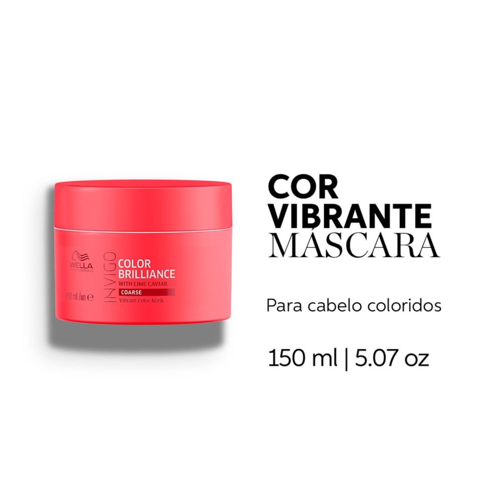 Máscara Capilar Wella Professionals Invigo Color Brilliance 150ml 150ml 2