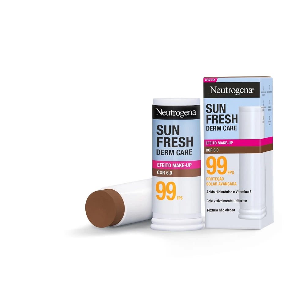 Protetor Solar em Bastão Neutrogena Sun Fresh Derm Care FPS99 Cor 6.0 14g 14g 3