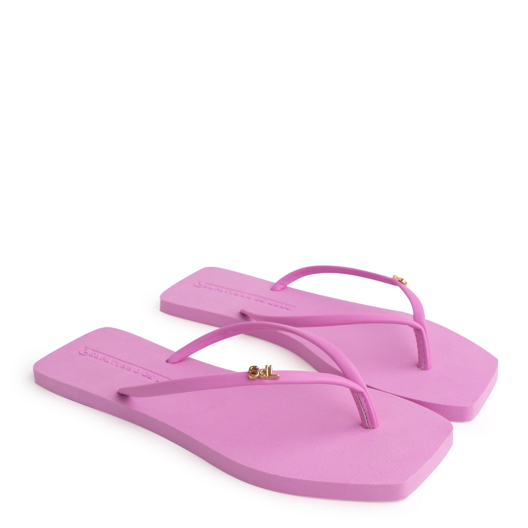 Rasteira Pop Sun Gloss com Nude POPSUN_10 Rosa 1