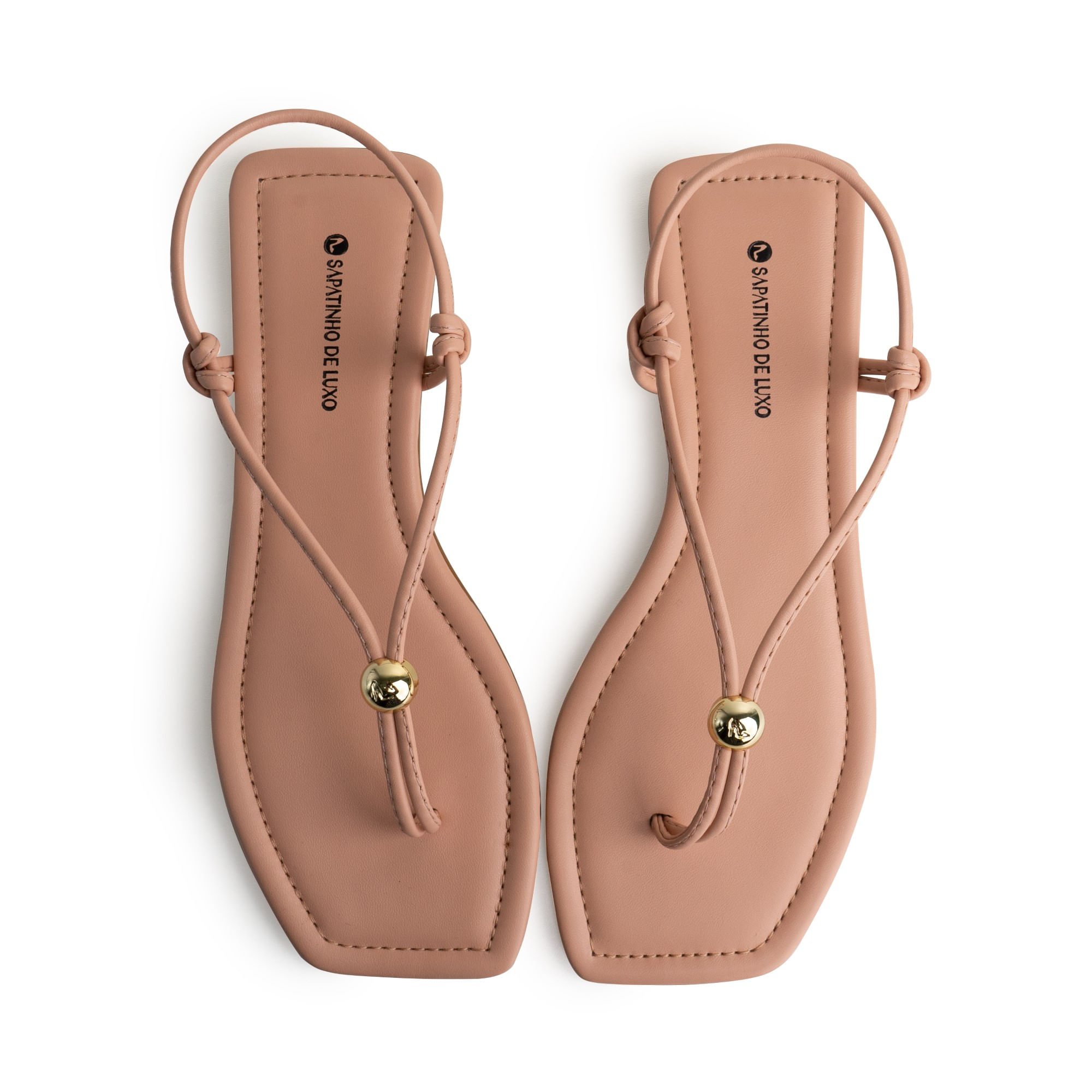 Rasteira Sapatinho De Luxo Comprar Rasteira Sandália Nude Lotus