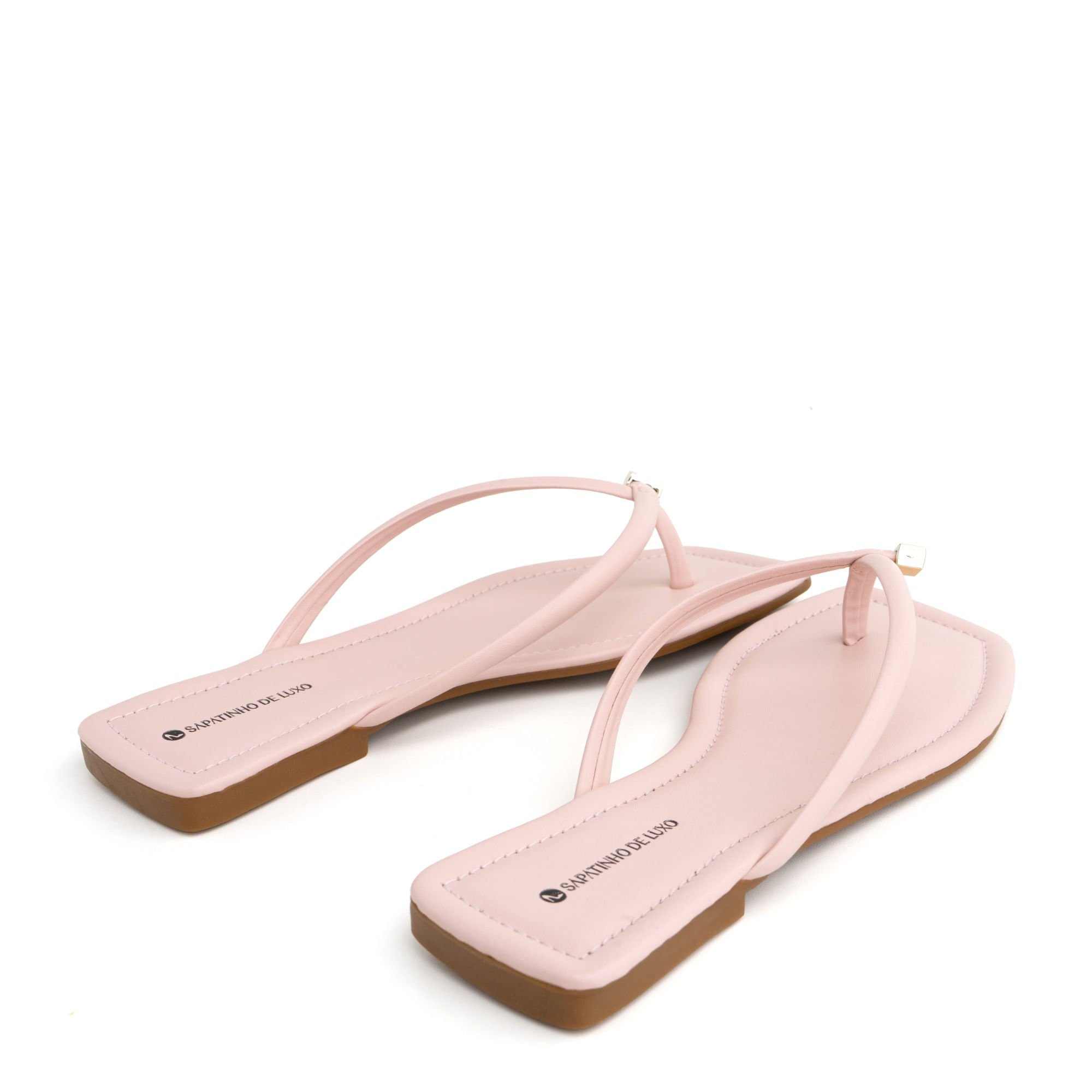 Rasteira Nude Baby Enfeite Ouro SDL 1380.268_3 Rosa 4