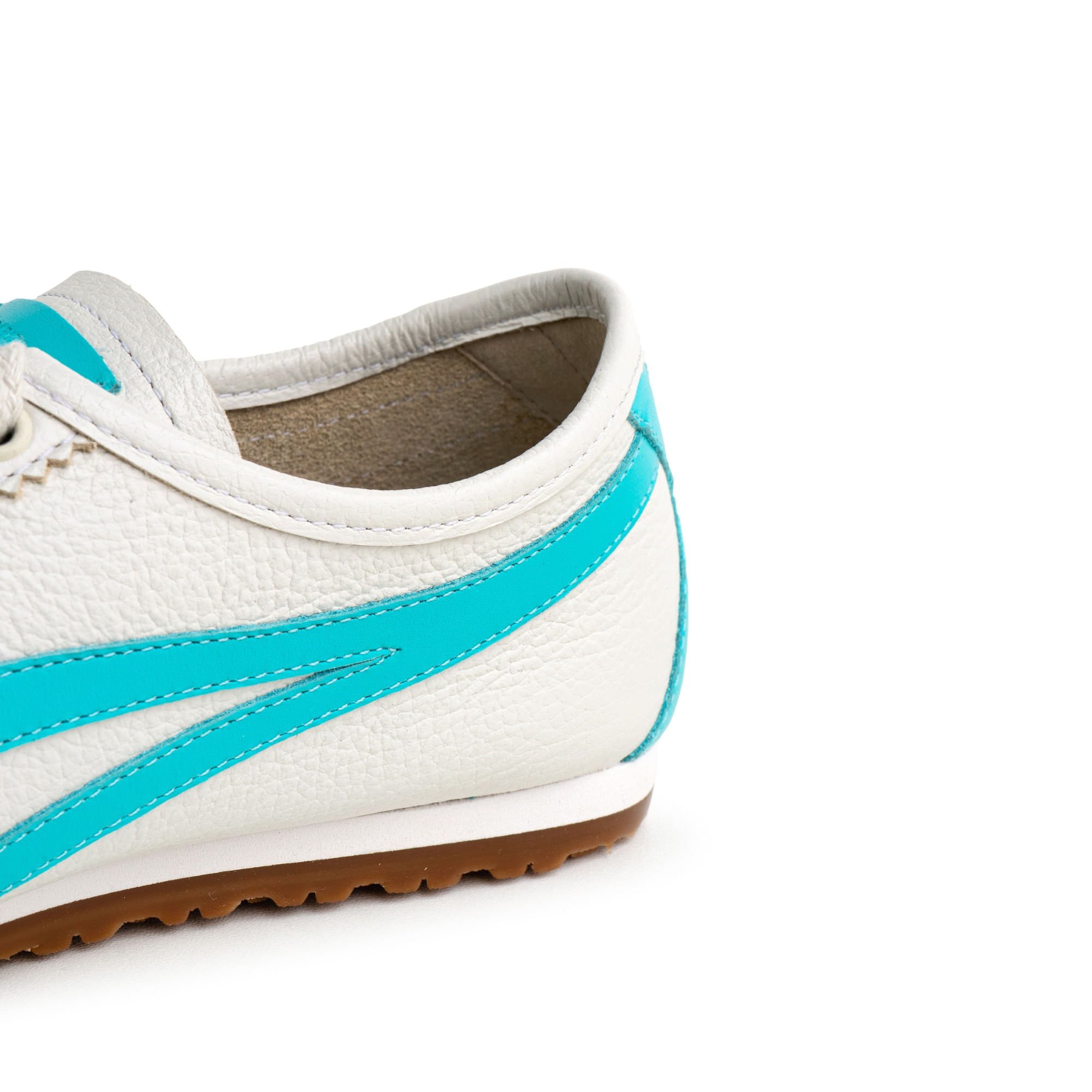Tênis Flat em Couro Off White Tiras laterais Tifany e Sola Baixa KANSAI_6 Off White/Azul 12
