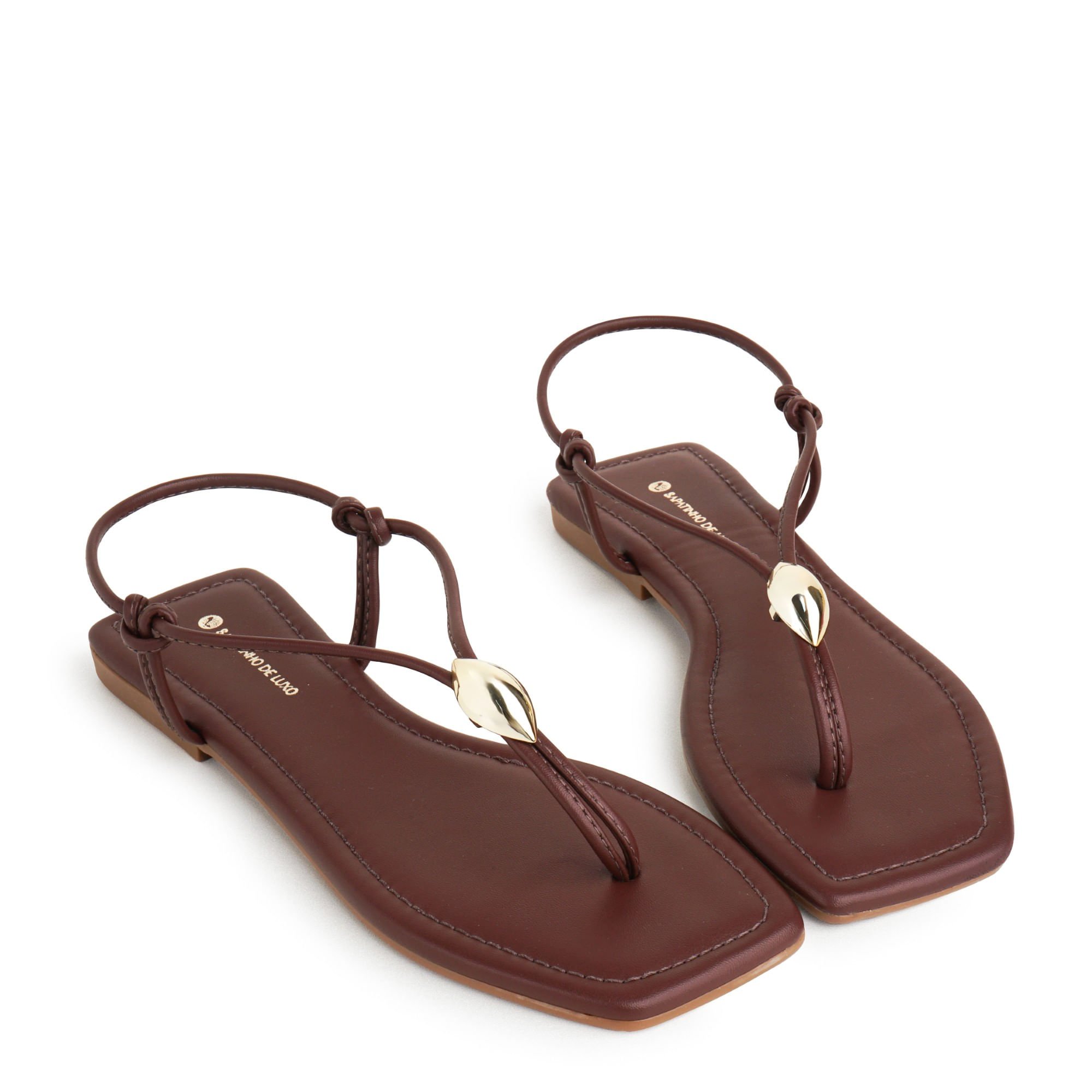 Rasteira Sandália Umber com Enfeite Ouro 1380.319_2