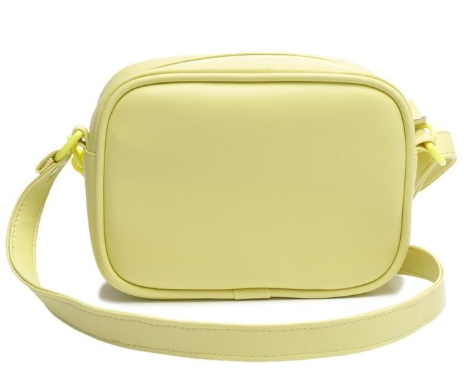 Bolsa Anacapri Crossbody Corrente Monocromática Pequena Amarelo 2