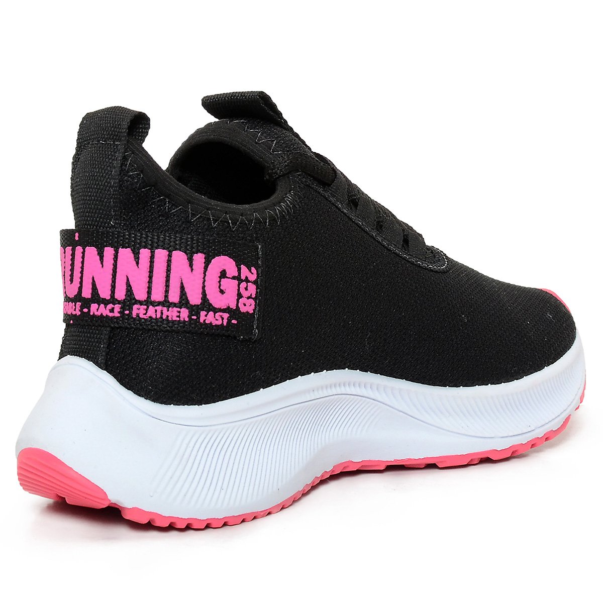 Tenis Feminino para Academia Esportivo Caminhada BF Shoes Preto 5