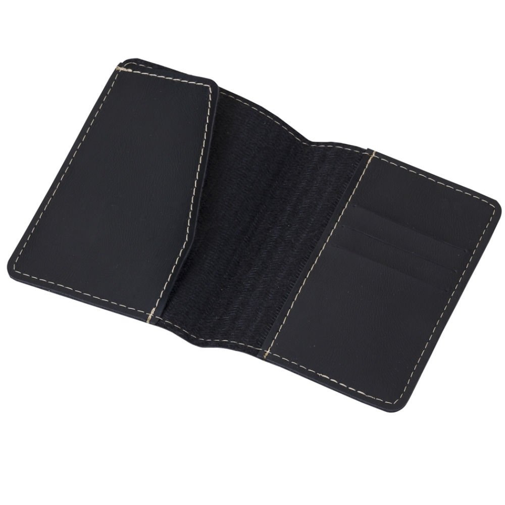 Porta Passaporte Royal em Couro Sintetico TopGet Preto 2