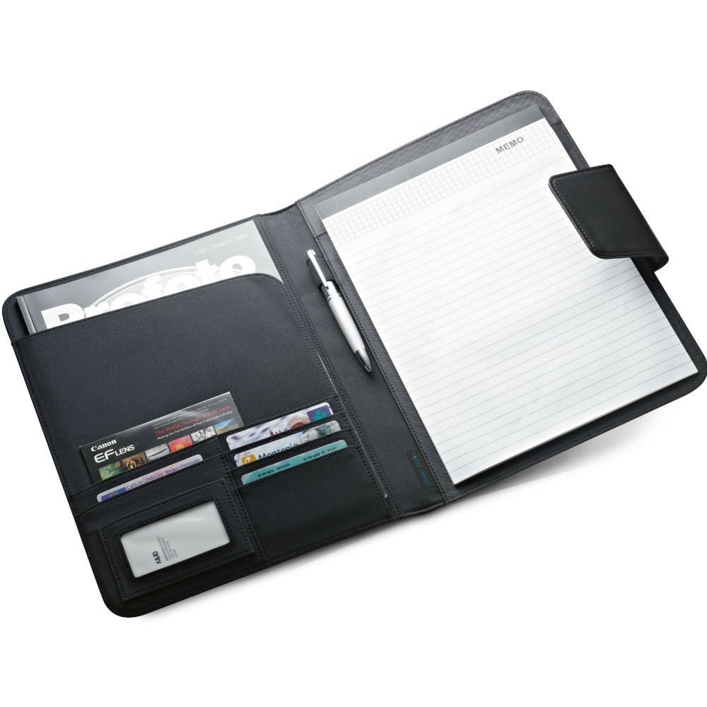 Pasta Executiva Congresso A4 Magnus com Fecho Magnetico Preto 2