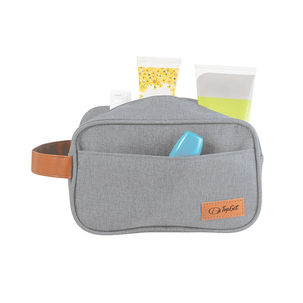 Necessaire Organizadora com Bolso Frontal Alfa TopGet Cinza 3