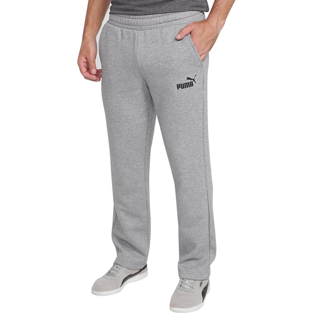 Calça Puma ESS Logo Masculina Cinza 3