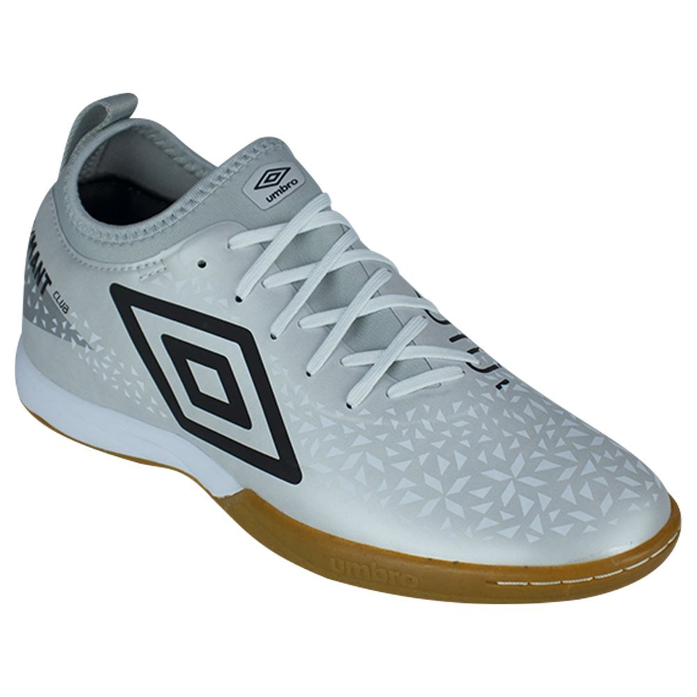 Tênis Futsal Umbro Adamant Club Masculino Prata 2