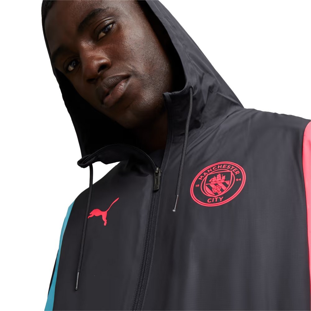 Jaqueta Puma Anthem Manchester City Masculina Preto 3