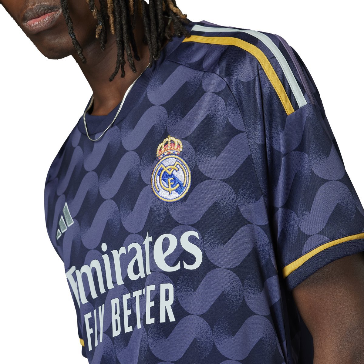 Camiseta Adidas Real Madrid II 23/24 Masculina Azul 5