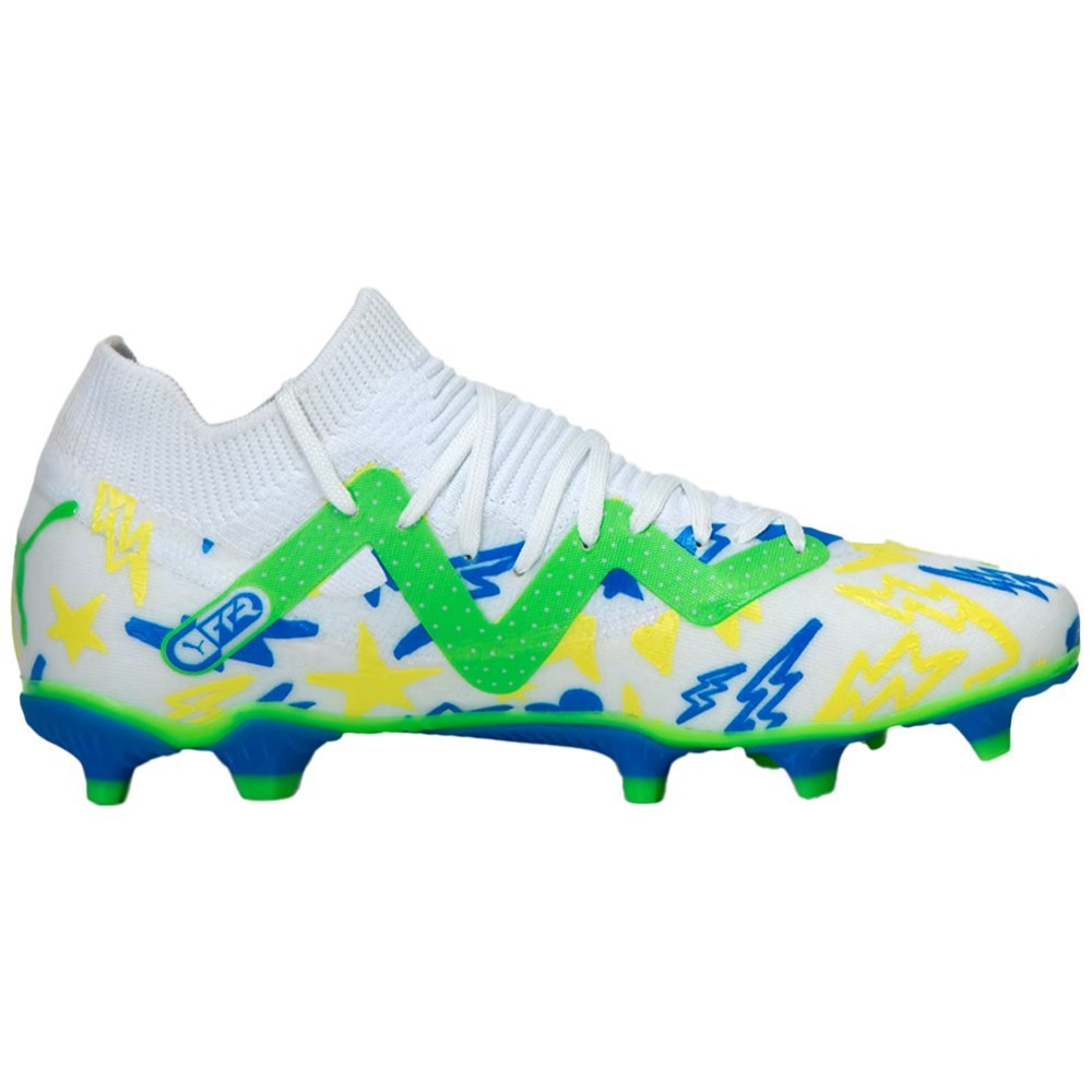 Chuteira Puma Future Match NJr Masculina Branco 3