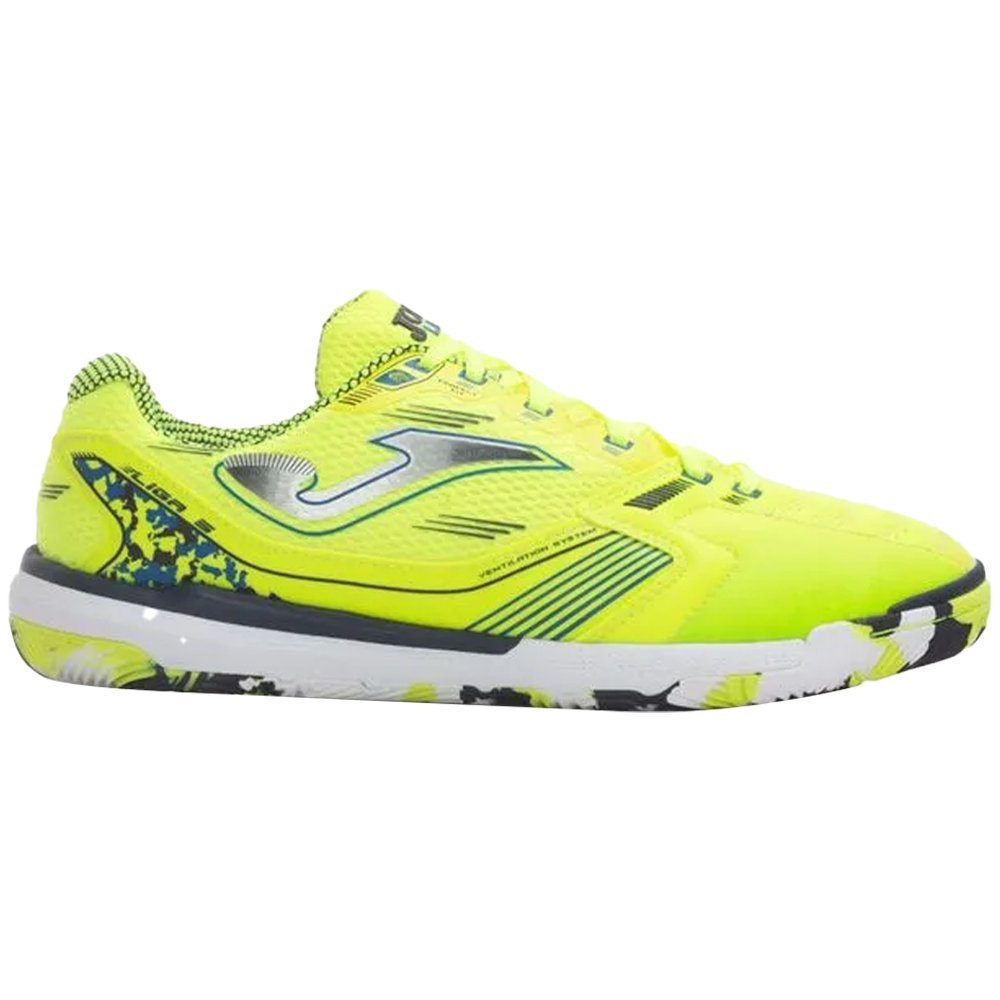 Tênis Futsal Joma Fluor Indoor Masculino Amarelo 3