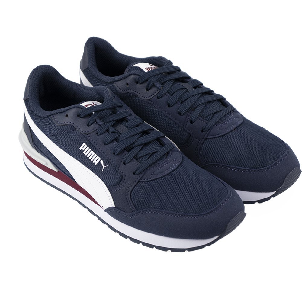 Tênis Puma St Runner V4 Mesh Masculino Azul 1