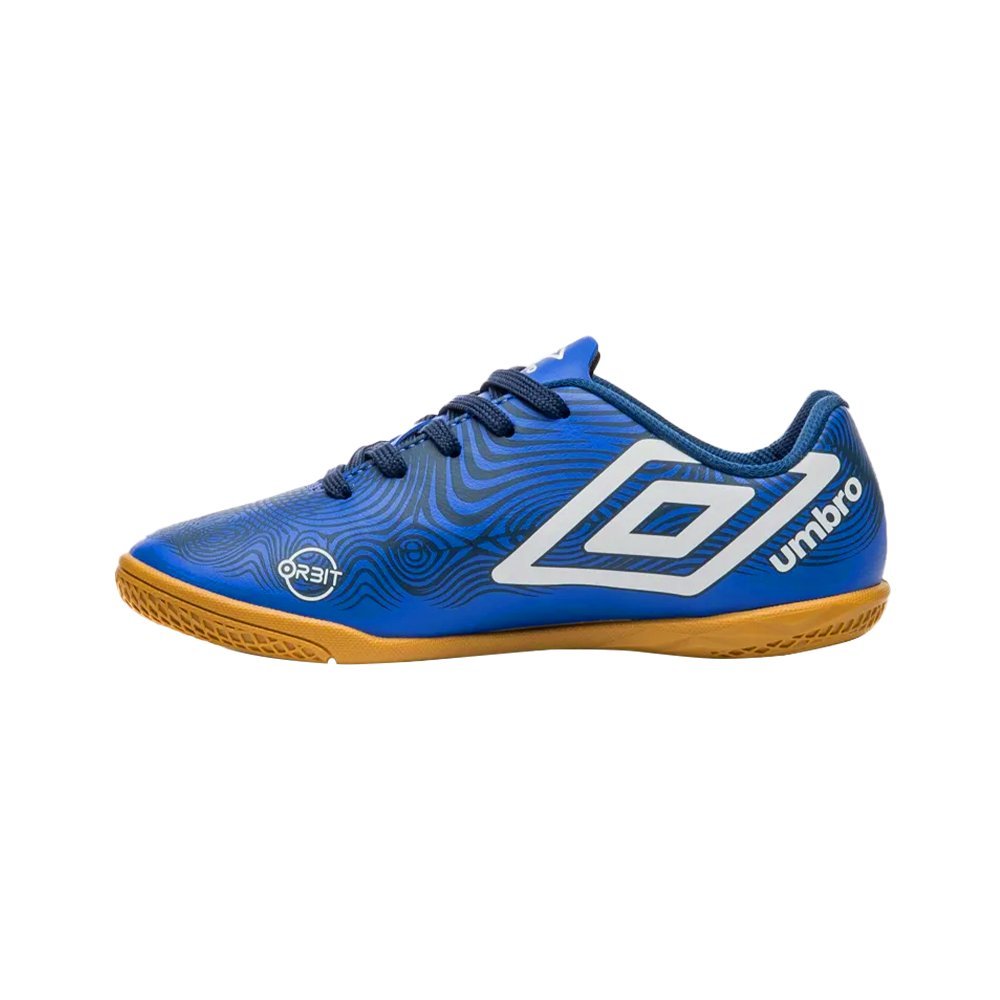 Tênis Futsal Umbro Orbit Juvenil Masculino Azul 2