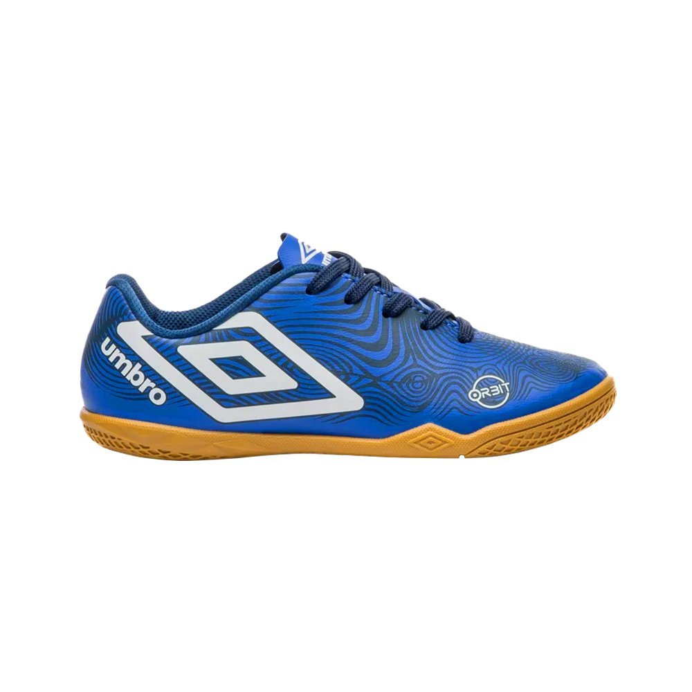 Tênis Futsal Umbro Orbit Juvenil Masculino Azul 3