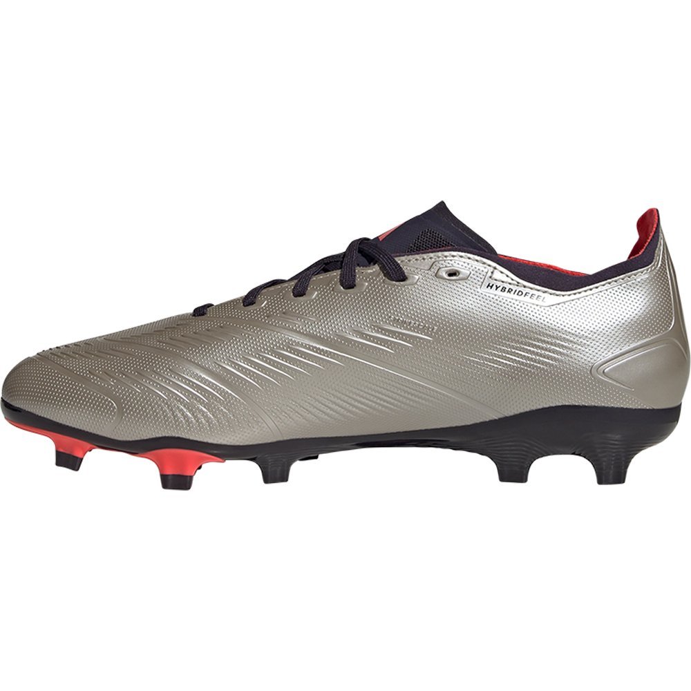 Chuteira de Campo Adidas Predator 24 League Masculina Prata 2