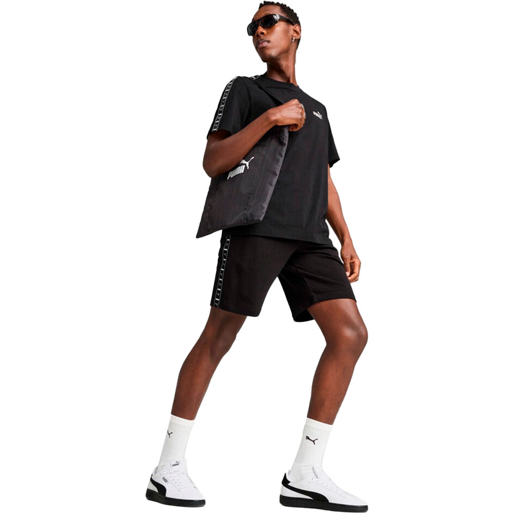 Bermuda Puma Ess Tape Masculina Preto 3