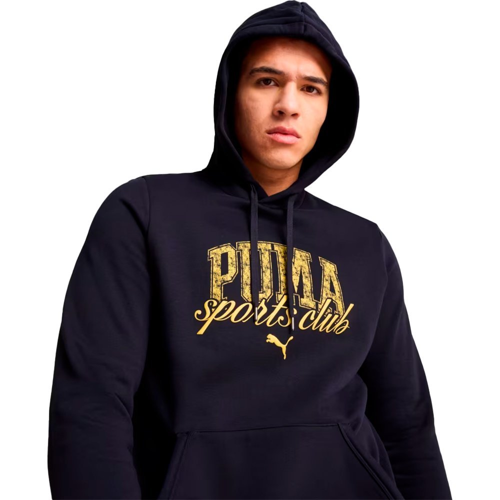 Blusão Puma Class Hoodie New Navy Masculino