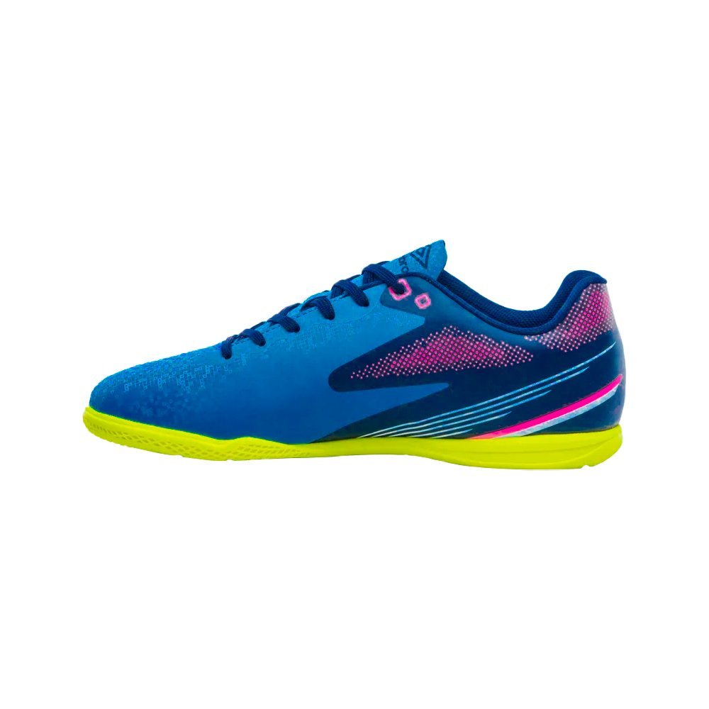 Tênis Futsal Umbro Techno II Juvenil Masculino Azul 2