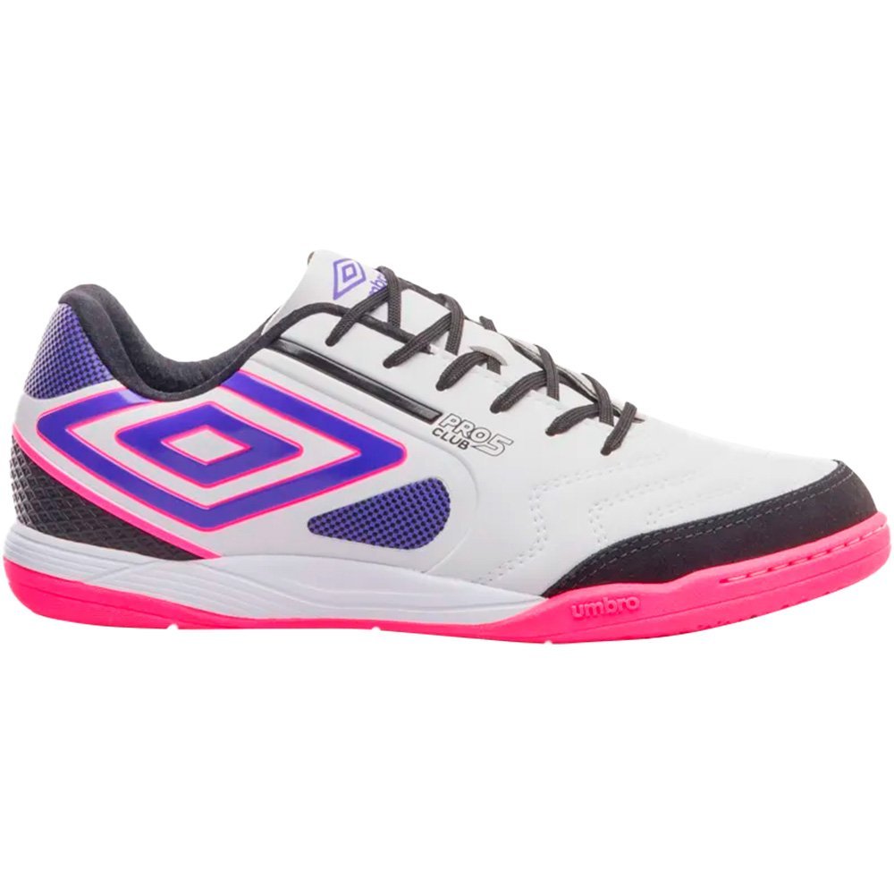 Tênis Futsal Umbro Pro 5 Bump Club Masculino Branco 3