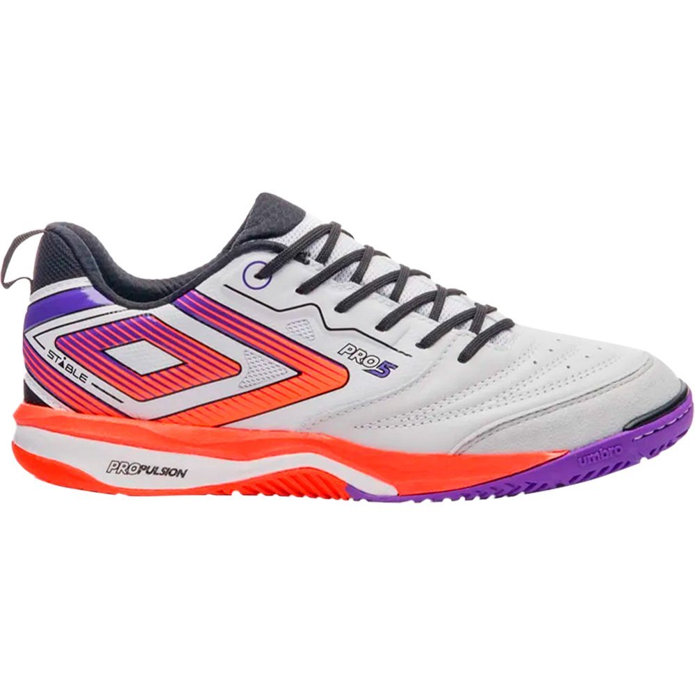 Tênis Futsal Umbro Pro 5 Stable Masculino Branco 3