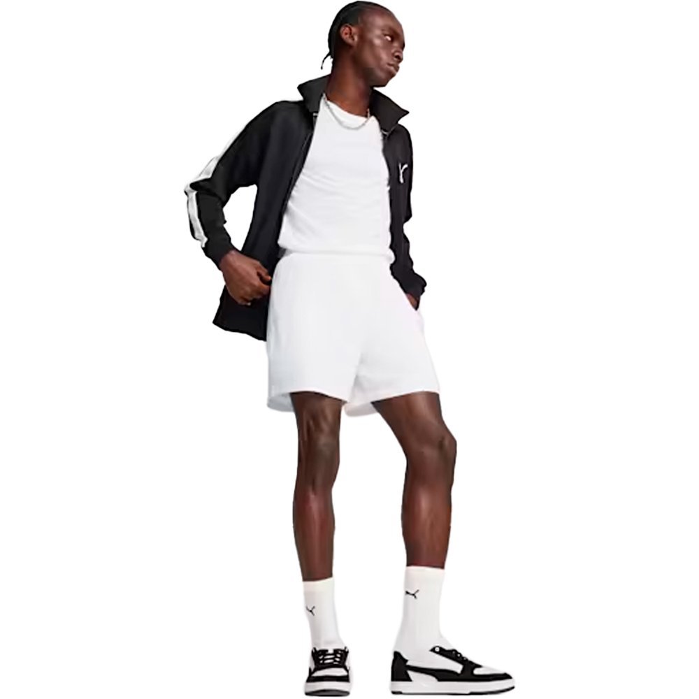Bermuda Puma Essentials Woven Masculina Branco 3
