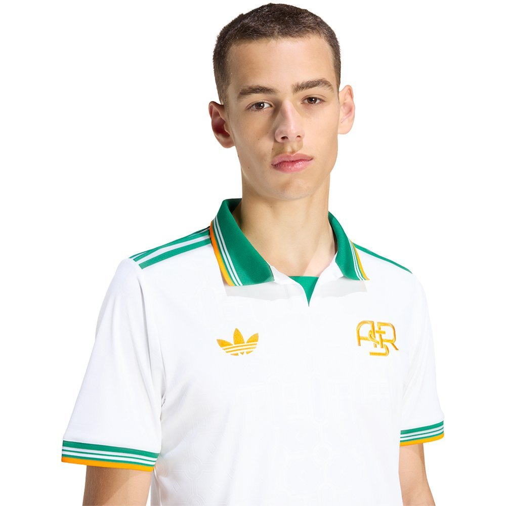 Camiseta Adidas AS Roma 3 25/26 Masculina Branco 3