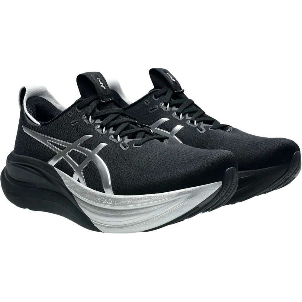 Tênis Asics Nimbus 28 Platinum Masculino Preto 1