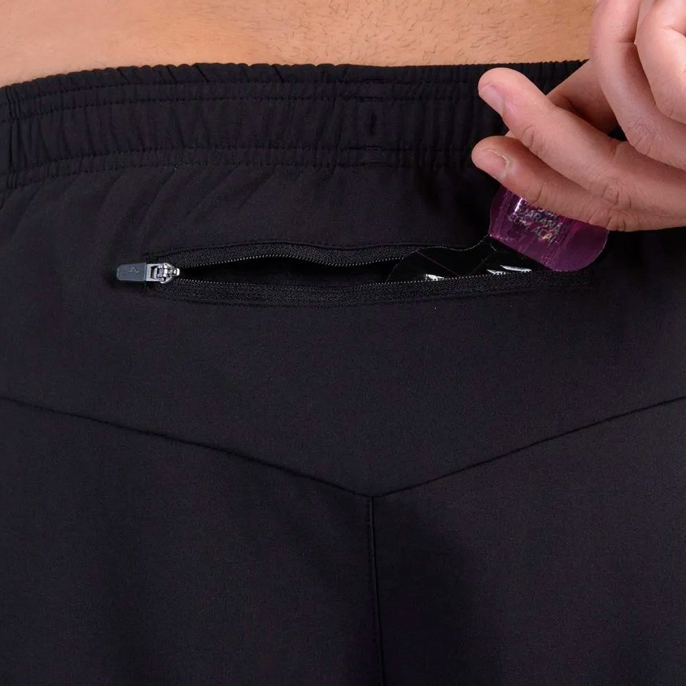 Bermuda Mizuno 2 em 1 High 3/7 Masculina Preto 4