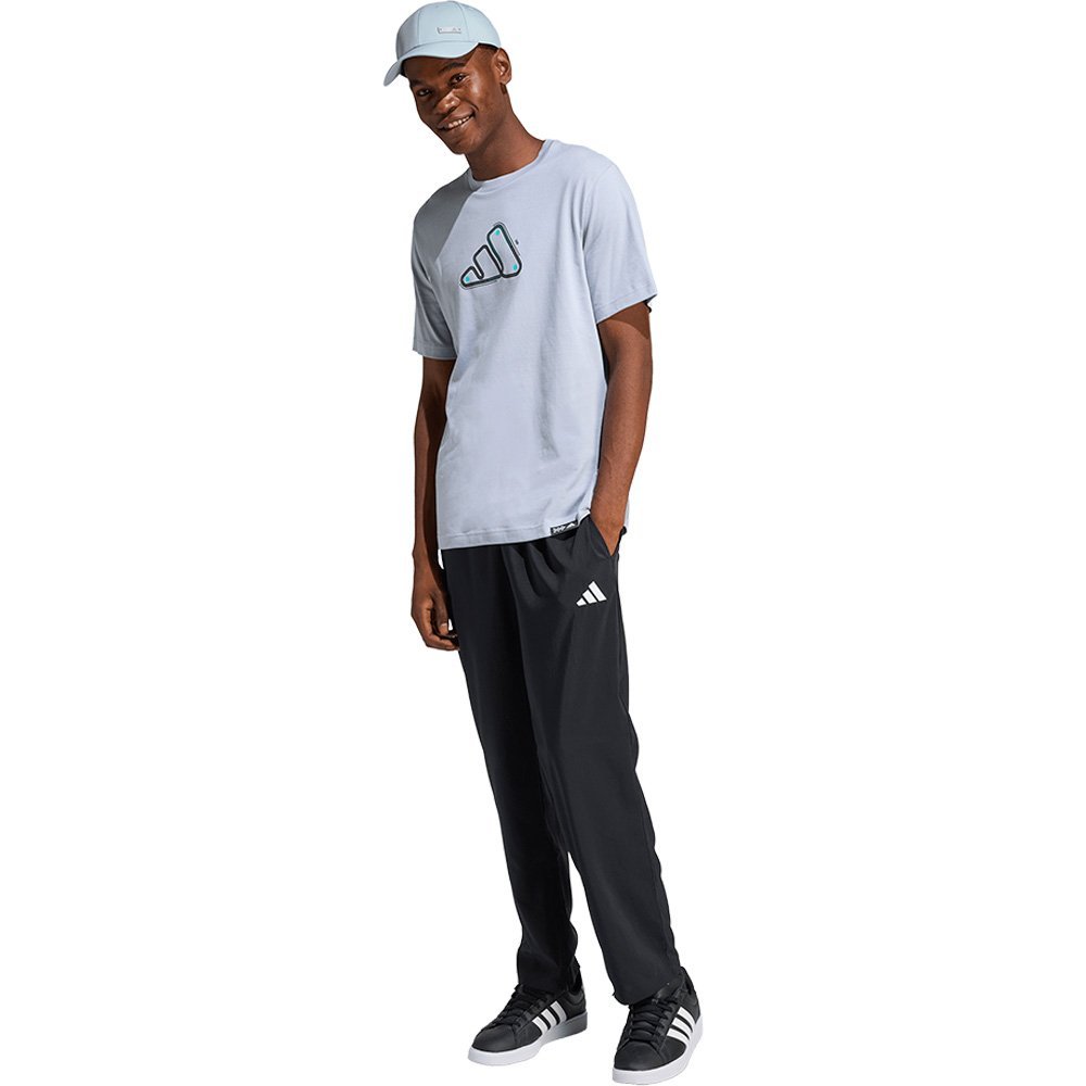 Camiseta Adidas Estampada Motorsport Track Masculina Cinza 3