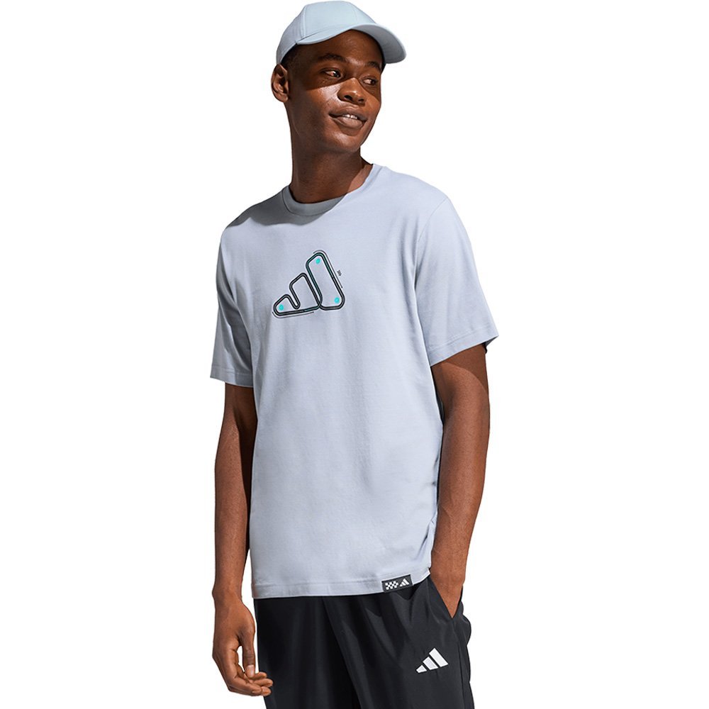 Camiseta Adidas Estampada Motorsport Track Masculina