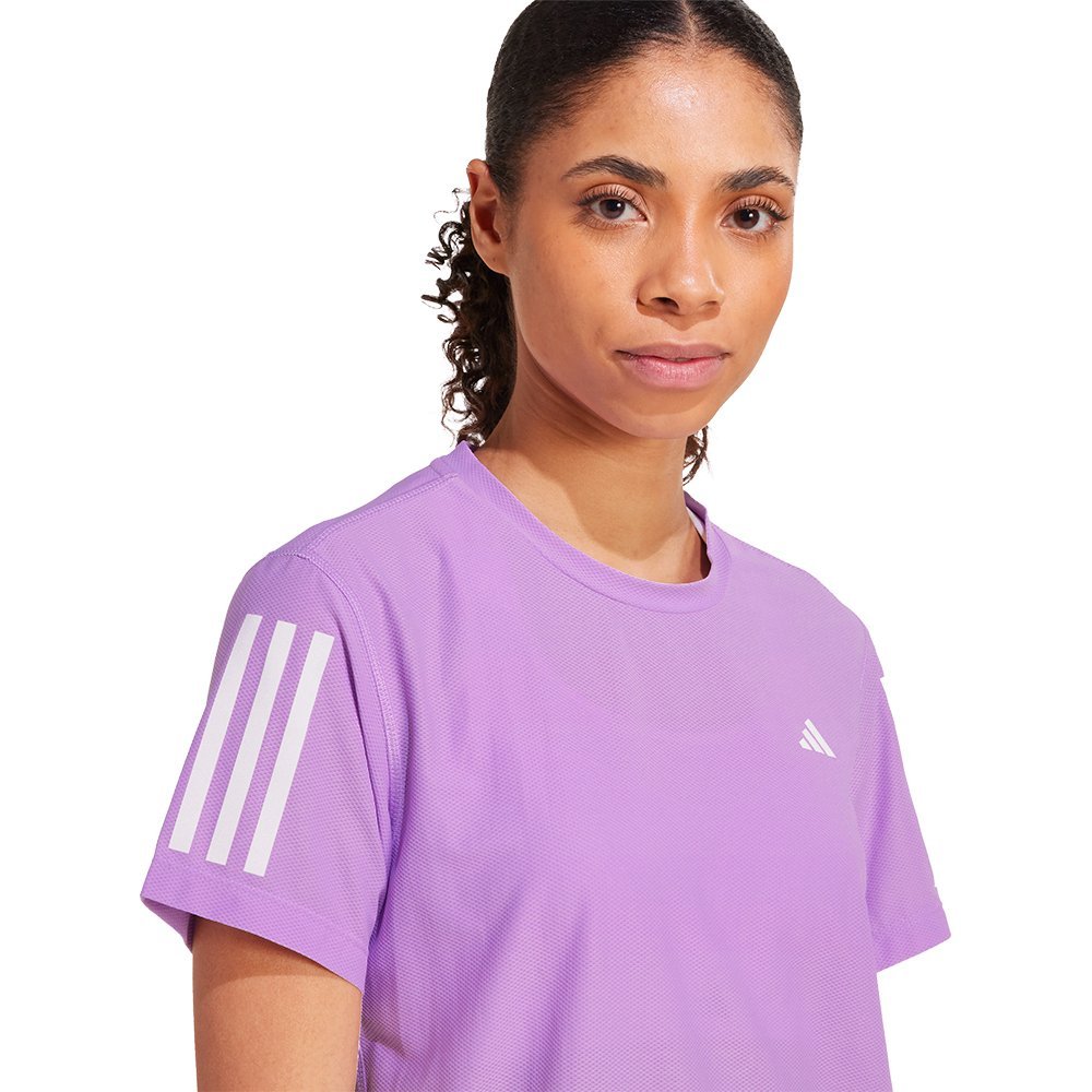 Camiseta Adidas Own The Run Feminina Lilás 3