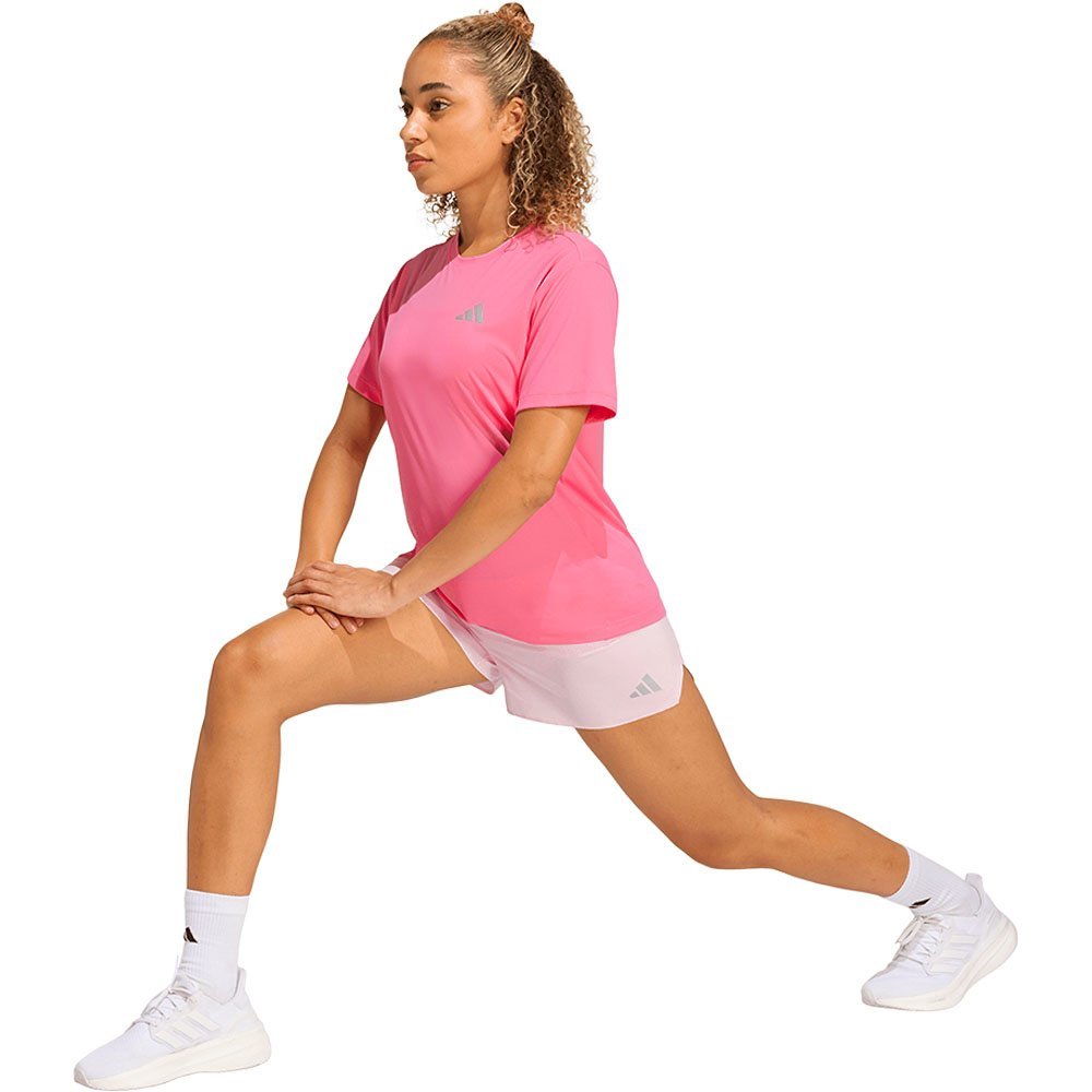 Camiseta Adidas ADI365 Running Essentials Feminina Rosa 3
