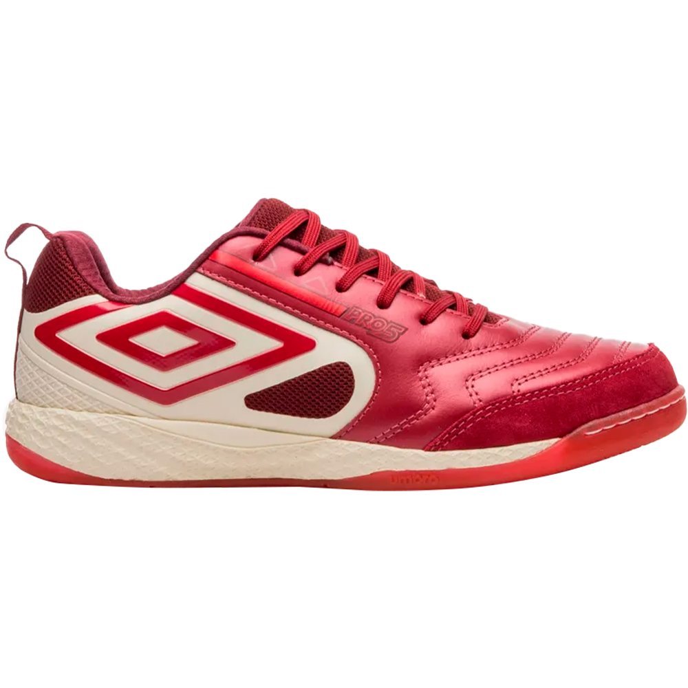 Tênis Futsal Umbro Pro 5 Bump Masculino Vermelho 3