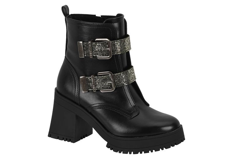 Bota Feminina Tratorada Vizzano 3091-103 Preto 1