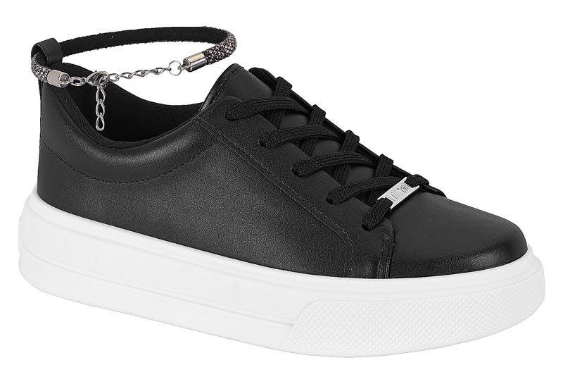 Tênis Feminino Vizzano Com Cristais 1417-104 Preto 1