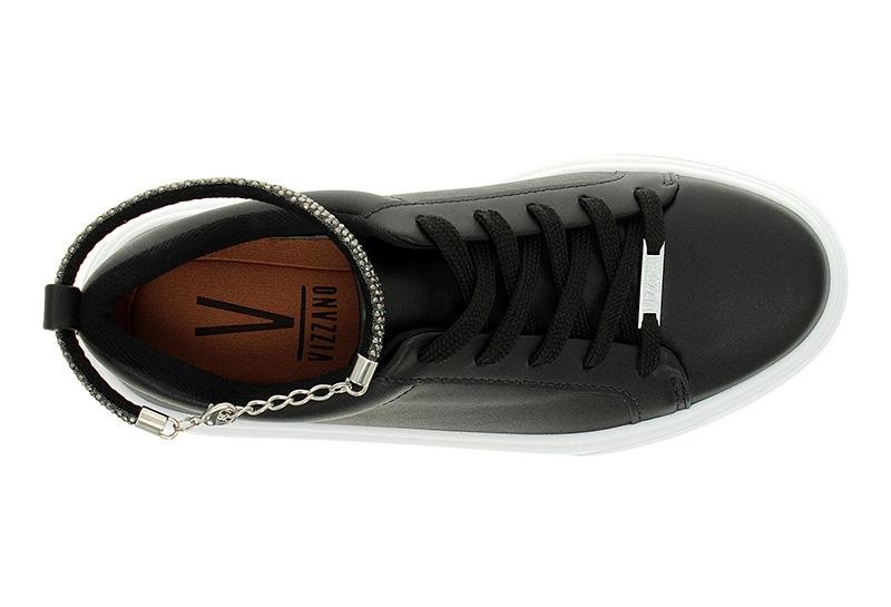 Tênis Feminino Vizzano Com Cristais 1417-104 Preto 6