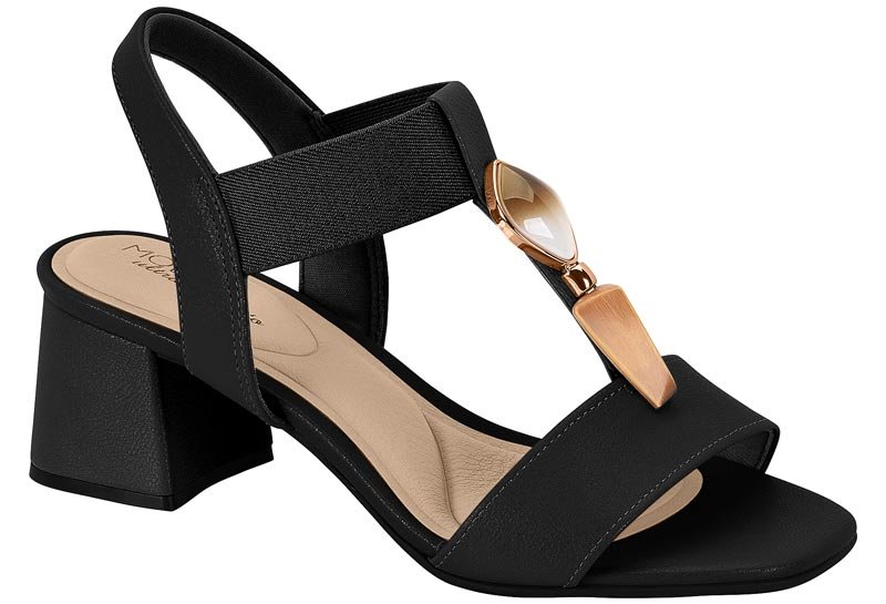 Sandália Feminina Modare Pedraria 7172-113 Preto 1